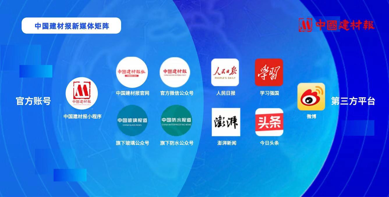 《中國建材報》社媒體矩陣